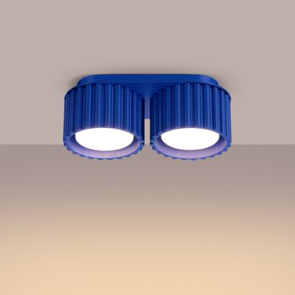 Taškinis šviestuvas AURA 2xGX53/10W/230V mėlynas