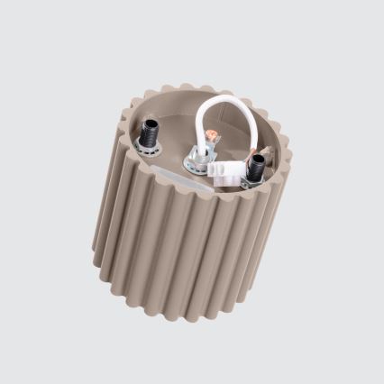 Taškinis šviestuvas AURA 1xGU10/10W/230V, Ø 10 cm, taupe