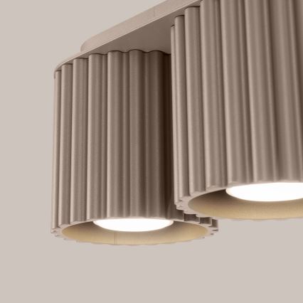 Taškinis šviestuvas AURA 2xGU10/10W/230V taupe