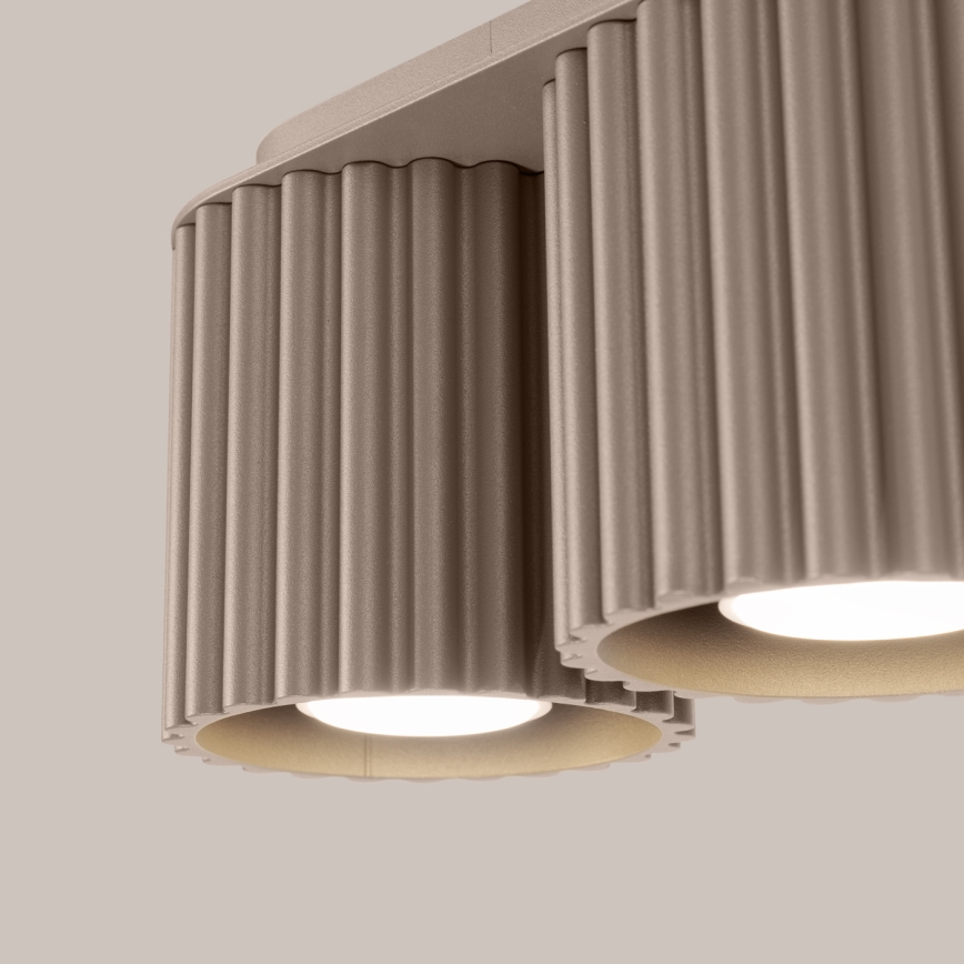Taškinis šviestuvas AURA 2xGU10/10W/230V taupe