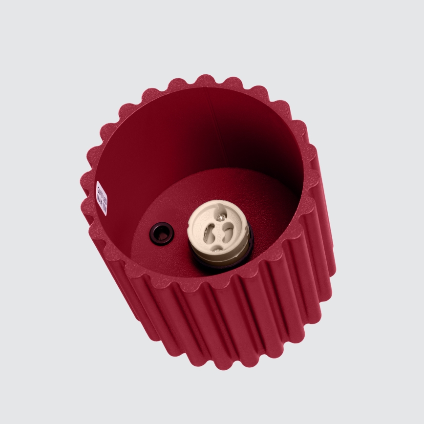 Taškinis šviestuvas AURA 1xGU10/10W/230V 10 cm raudonas