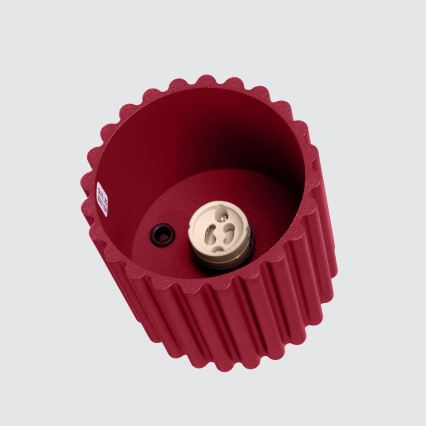 Taškinis šviestuvas AURA 1xGU10/10W/230V, skersmuo 10 cm, raudonas