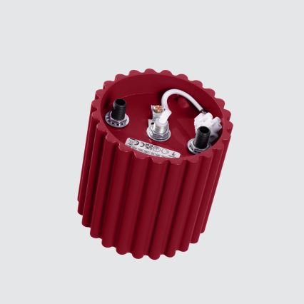 Taškinis šviestuvas AURA 1xGU10/10W/230V, skersmuo 10 cm, raudonas