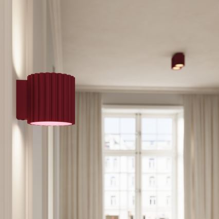 Taškinis šviestuvas AURA 2xGU10/10W/230V raudonas