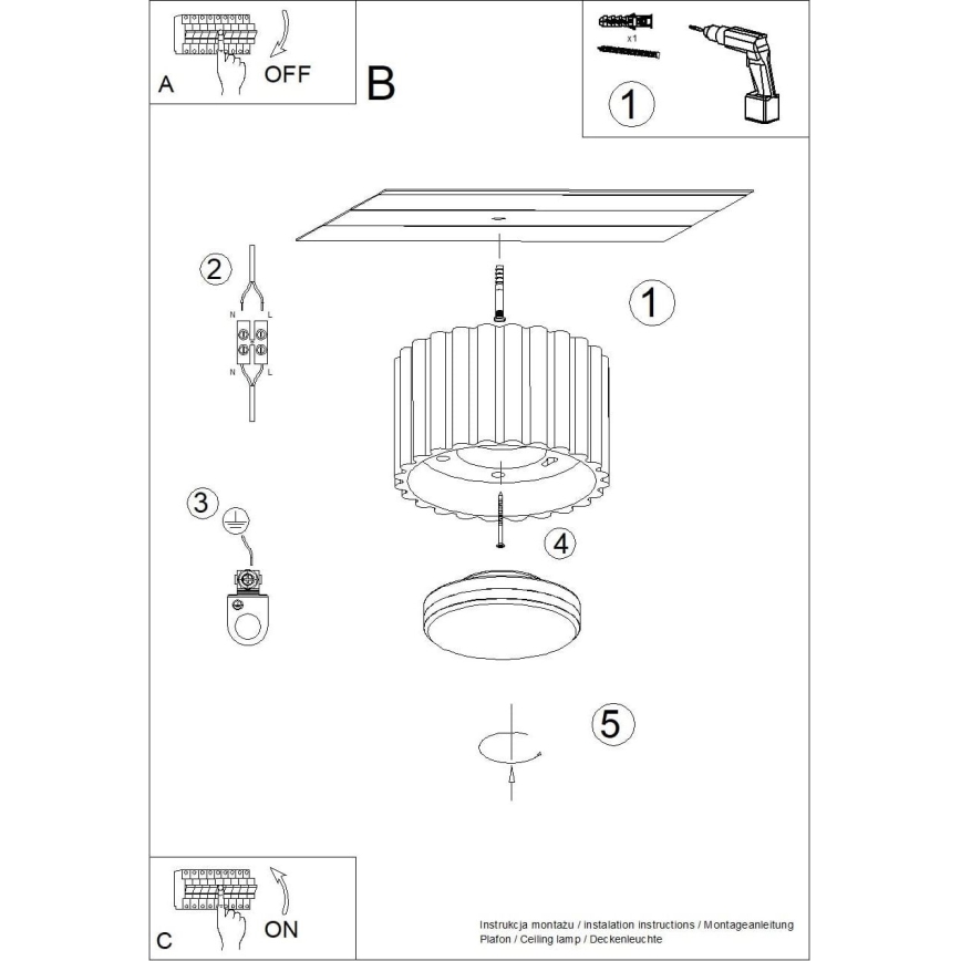 Taškinis šviestuvas AURA 1xGX53/10W/230V 6 cm raudonas