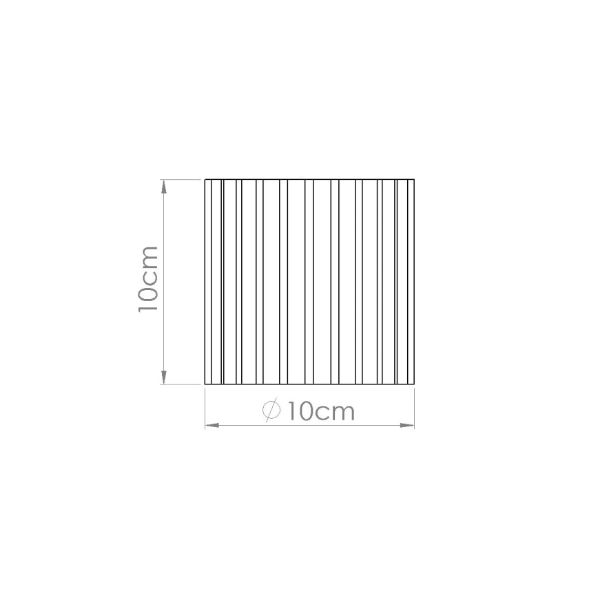 Taškinis šviestuvas AURA 1xGU10/10W/230V, ø 10 cm, rožinis