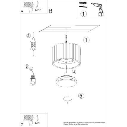 Taškinis šviestuvas AURA 1xGX53/10W/230V 6 cm rožinis