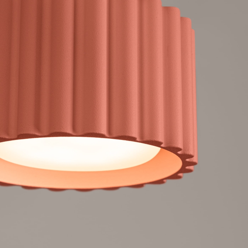 Taškinis šviestuvas AURA 1xGX53/10W/230V, skersmuo 10 cm, rožinis