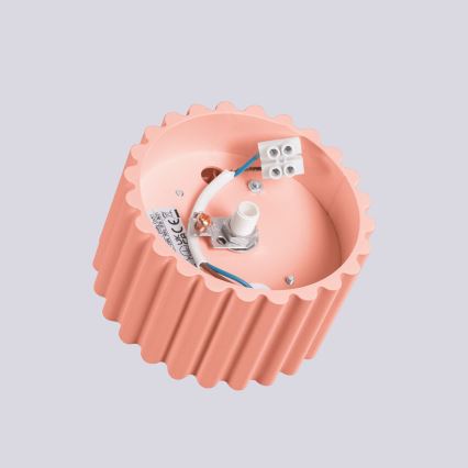 Taškinis šviestuvas AURA 1xGX53/10W/230V, skersmuo 10 cm, rožinis