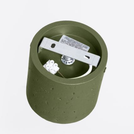 Taškinis šviestuvas ORBIS 1xGU10/10W/230V betonas/žalia