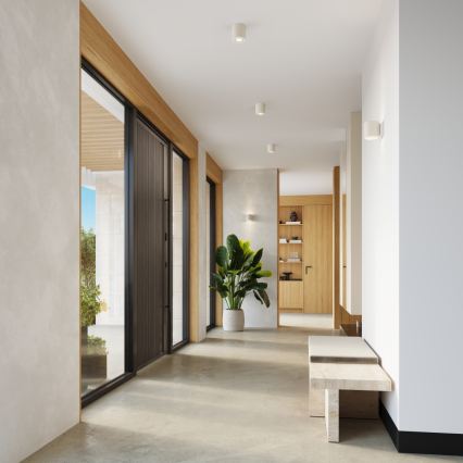 Taškinis šviestuvas ORBIS 1xGU10/10W/230V betoninis/kreminis