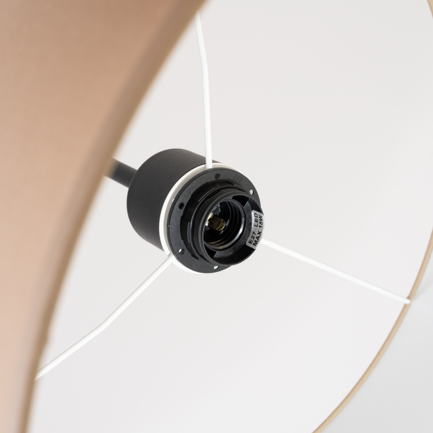 Pakabinamas šviestuvas ant laido NEVIA 1xE27/15W/230V, skersmuo 40 cm, pilkšvai rudas