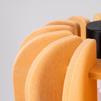 Pakabinamas šviestuvas su laidu MULA 1xE27/15W/230V, skersmuo 27 cm, geltonas