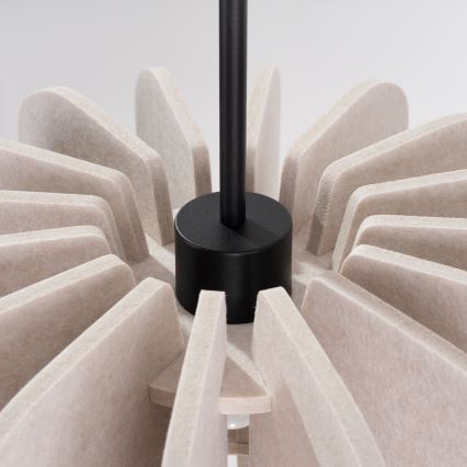 Pakabinamas šviestuvas su laidu MULA 1xE27/15W/230V, skersmuo 45 cm, kreminės spalvos