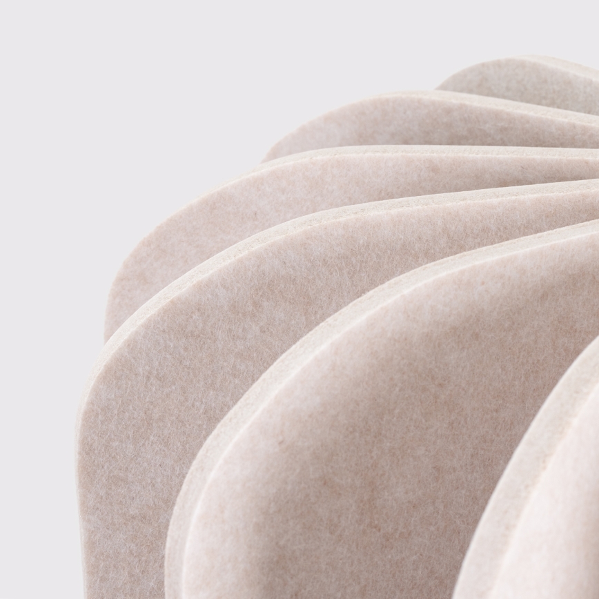 Pakabinamas šviestuvas su laidu MULA 1xE27/15W/230V, skersmuo 45 cm, kreminės spalvos