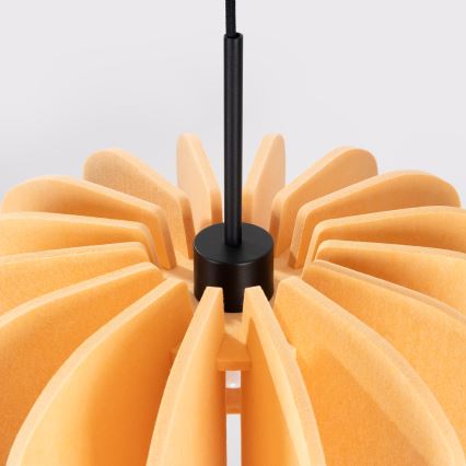 Pakabinamas šviestuvas ant laido MULA 1xE27/15W/230V Ø 45 cm geltonas