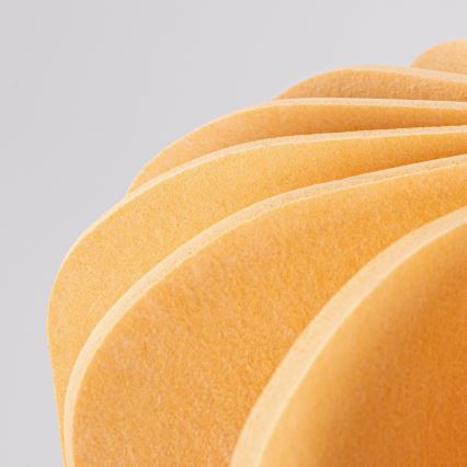 Pakabinamas šviestuvas ant laido MULA 1xE27/15W/230V Ø 45 cm geltonas