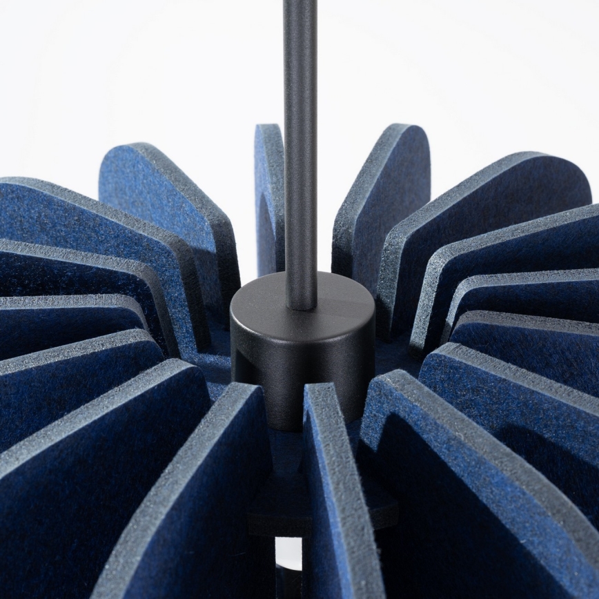 Pakabinamas šviestuvas ant laido MULA, 1xE27/15W/230V, skersmuo 45 cm, mėlynas