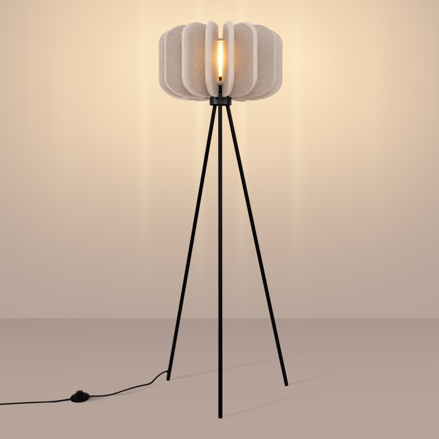 Stovinti lempa MULA 1xE27/15W/230V kreminė