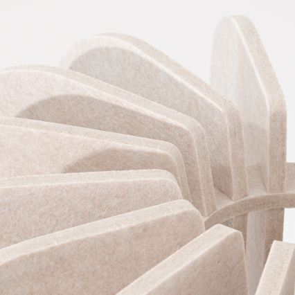 Stovinti lempa MULA 1xE27/15W/230V kreminė