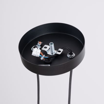 Pakabinamas šviestuvas su trosu ARCHE 2xG9/8W/230V juodas