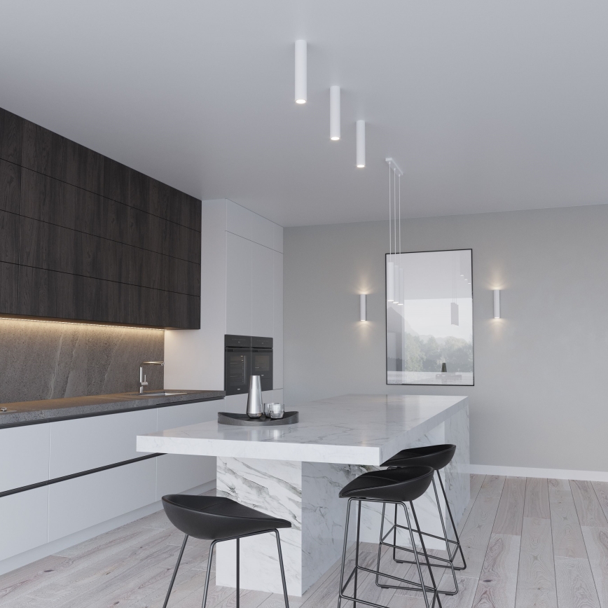 Pakabinamas šviestuvas ant laido LAGOS 2xGU10/10W/230V baltas