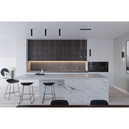 Pakabinamas šviestuvas ant laido LAGOS 2xGU10/10W/230V juodas