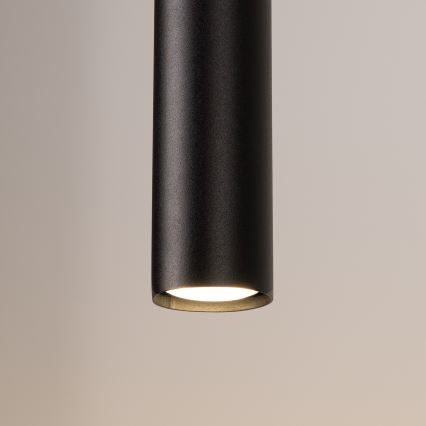 Pakabinamas šviestuvas ant laido LAGOS 2xGU10/10W/230V juodas