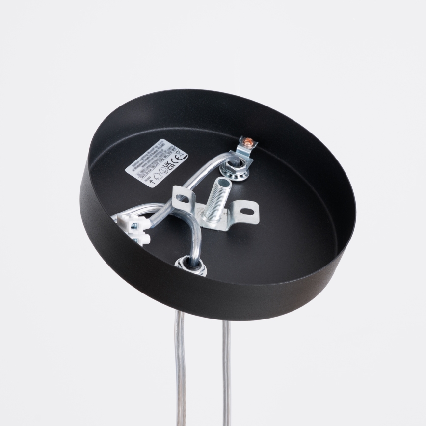 Pakabinamas šviestuvas ant laido LAGOS 2xGU10/10W/230V juodas