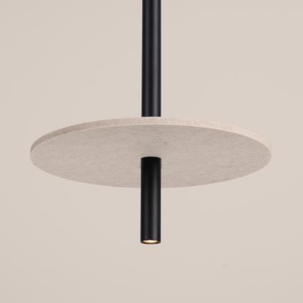 Pakabinama liustra FELTRO ant laido 1xG9/8W/230V juoda/kreminė