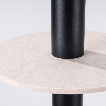 Pakabinamas šviestuvas su laidu PELTA 1xGU10/10W/230V juoda/kreminė