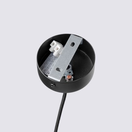 Pakabinamas šviestuvas ant laido PELTA 1xGU10/10W/230V juoda/geltona