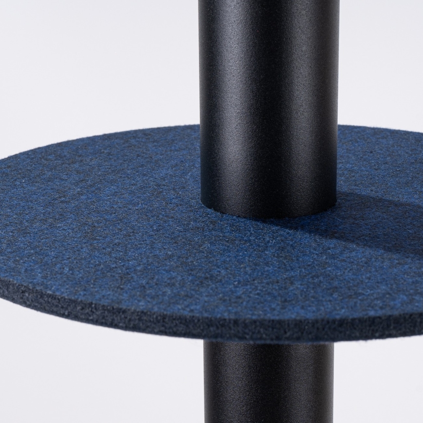 Pakabinamas šviestuvas ant laido PELTA 1xGU10/10W/230V juoda/mėlyna