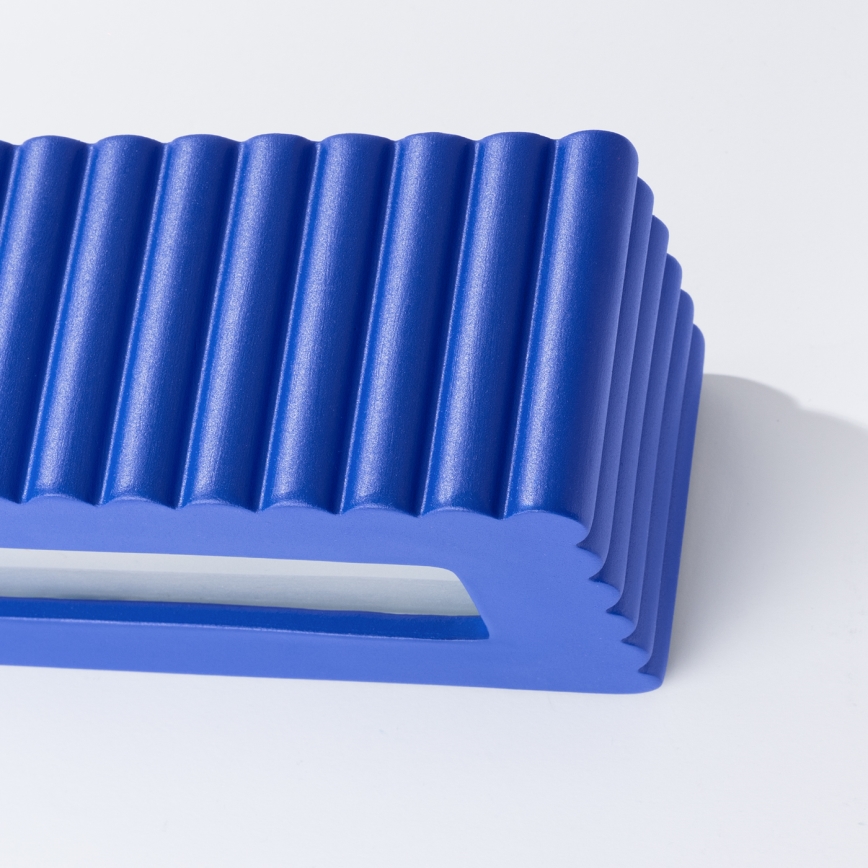 Sieninis šviestuvas RIGATA 1xE27/15W/230V keramika/mėlyna