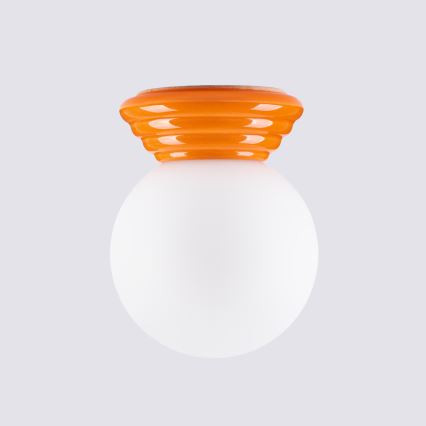 Sieninis vonios šviestuvas ZORI 1xG9/8W/230V IP44 oranžinis