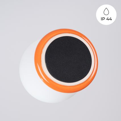 Sieninis vonios šviestuvas ZORI 1xG9/8W/230V IP44 oranžinis