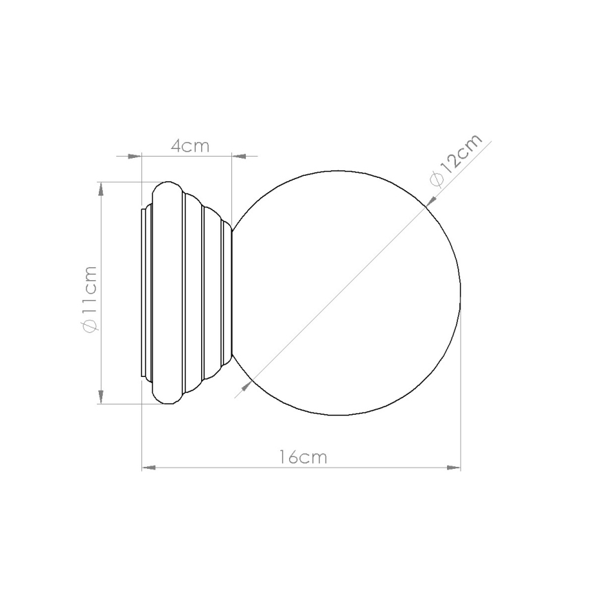Vonios kambario sieninis šviestuvas ZORI 1xG9/8W/230V IP44 žalias