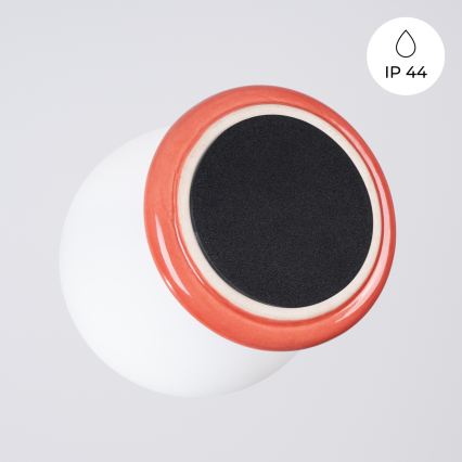 Lubinis vonios šviestuvas ZORI 1xG9/8W/230V Ø 12 cm IP44 rožinė