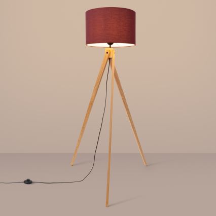 Grindinė lempa NATT 1xE27/15W/230V raudona