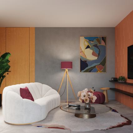 Grindinė lempa NATT 1xE27/15W/230V raudona