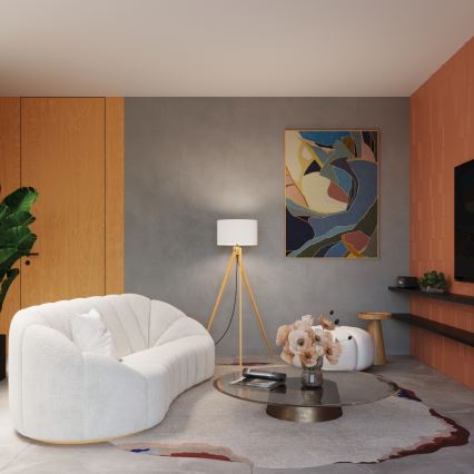 Grindinė lempa NATT 1xE27/15W/230V balta