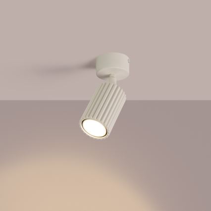 Taškinis šviestuvas KARBON 1xGU10/10W/230V kreminė