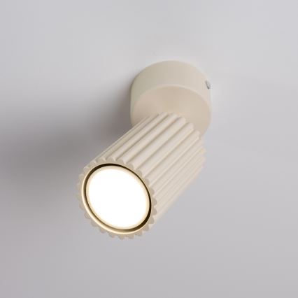 Taškinis šviestuvas KARBON 1xGU10/10W/230V kreminė