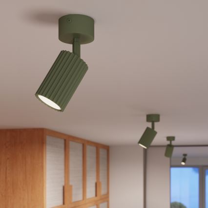 Taškinis šviestuvas KARBON 1xGU10/10W/230V žalias