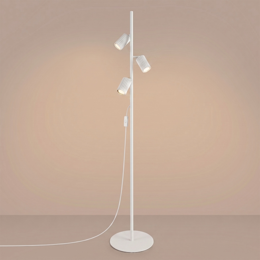 Pastatoma lempa KARBON 3xGU10/10W/230V balta
