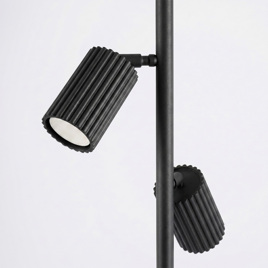 Pastatoma lempa KARBON 3xGU10/10W/230V juoda