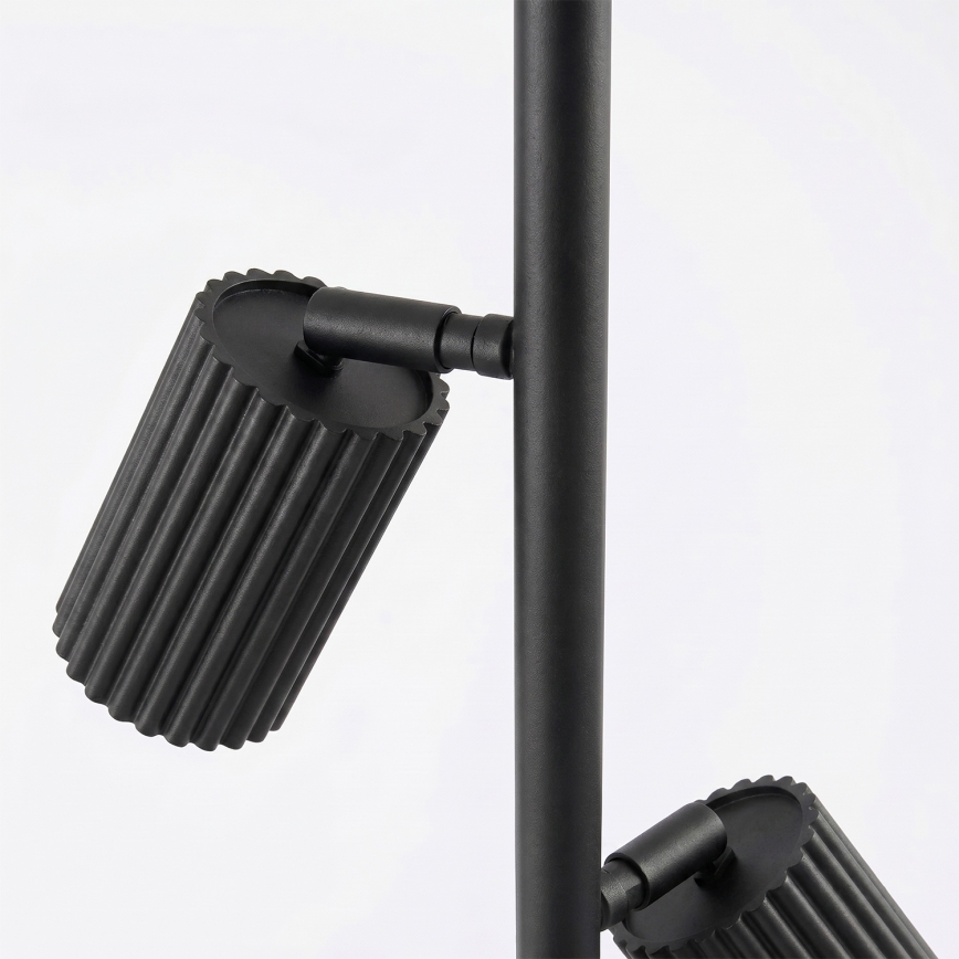 Pastatoma lempa KARBON 3xGU10/10W/230V juoda