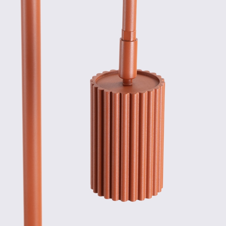 Grindinis šviestuvas KARBON 1xGU10/10W/230V oranžinis