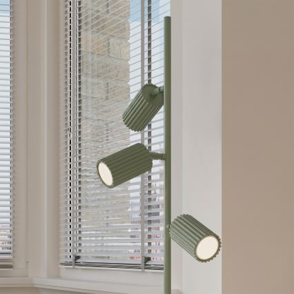 Pastatoma lempa KARBON 3xGU10/10W/230V žalia