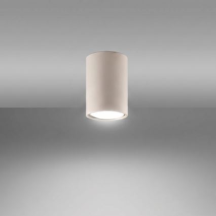 Kryptinis šviestuvas LAGOS 1xGU10/10W/230V 10 cm kreminės spalvos
